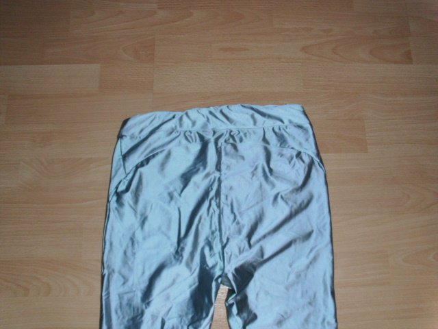 Glanzleggings von Urban Classics, darksilver, Gr. 40 ( L )