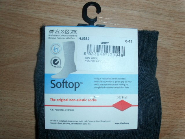 Herrensocken von HJ Hall, grau Gr. 43-46 OVP