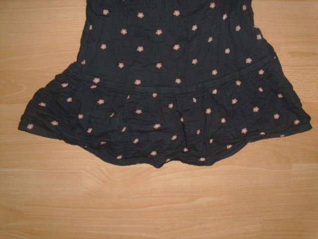 Kleid von H&M, grau mit Motiven, Gr. 122