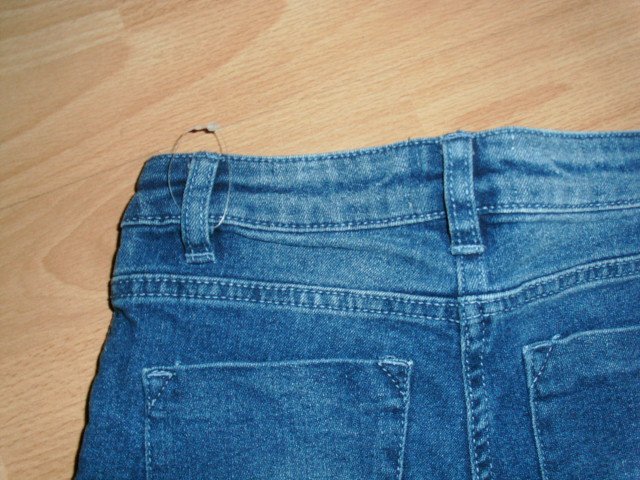Jeans von Pocopiano, blau, Gr. 122 NEU