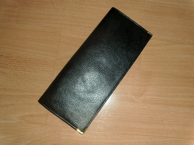 Kartenhalter / Scheckheft von Livan, schwarz, Neu