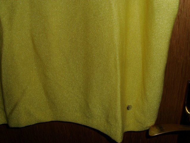 Langarmshirt von Gina Laura, gelb, Gr. 50/52