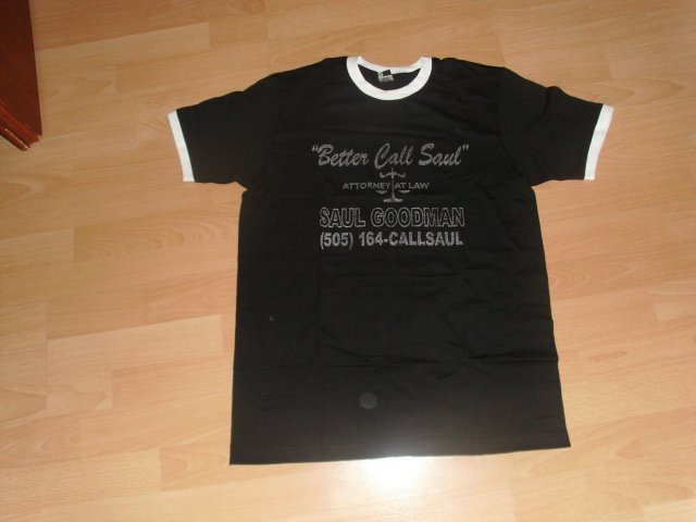 T-Shirt von Sonar Soccer, schwarz mit Motiv, Gr. M