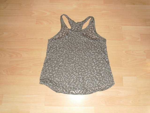 Top von Janina, dunkelbeiger Druck, Gr. 38