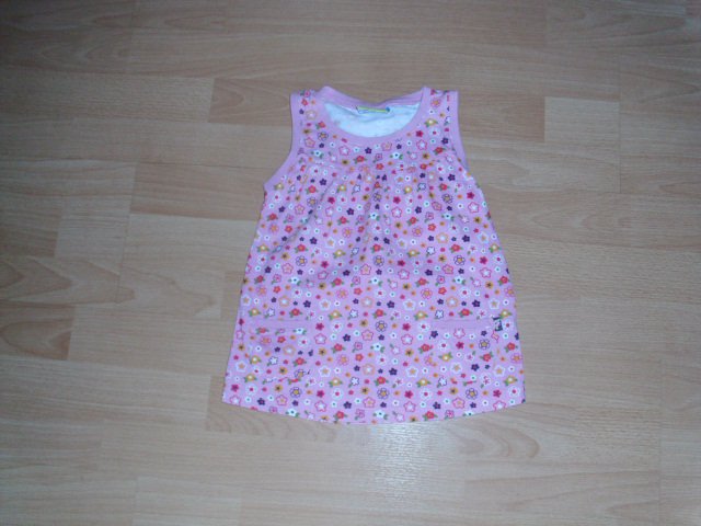 Tunika von Topolino, rosa mit Blumen, Gr. 92