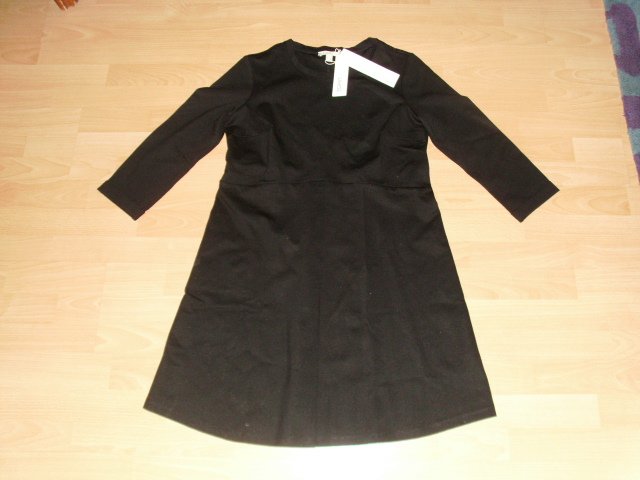 Jerseykleid von Esprit, schwarz, Gr. 42 mit Etikett