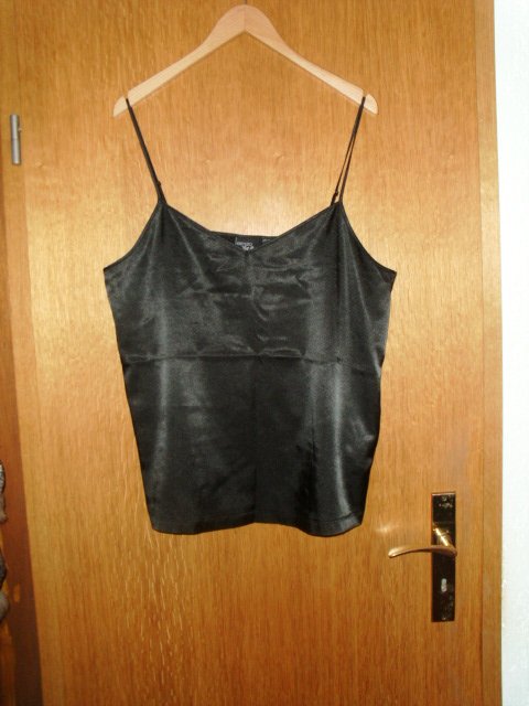 Satintop von Esmara, by Heidi Klum, schwarz, Gr. 44