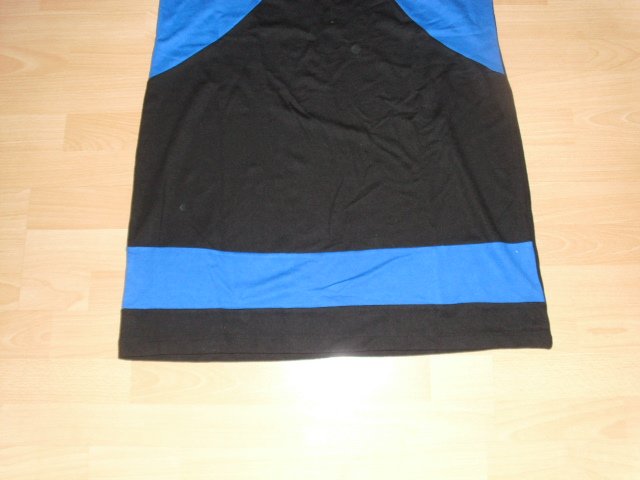 Kleid von Gina Laura, blau-schwarz, Gr. 46/48 (XXL) mit Etikett