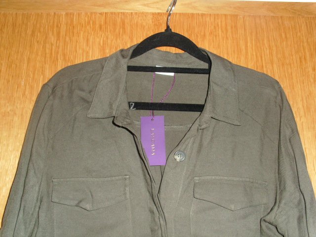 Blusenkleid von Lascana, olive, Gr. 38 mit Etikett