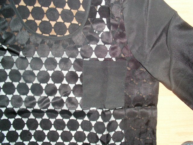 Schlupfbluse von Manoukian, schwarz, Gr. M mit Etikett