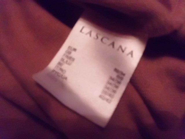 Langarmshirt von Lascana, rosé / beige Gr. 40