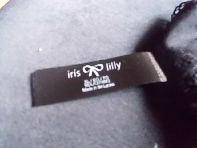 3 Hipster von Iris & Lilly, schwarz mit Spitze, Gr. 48 OVP