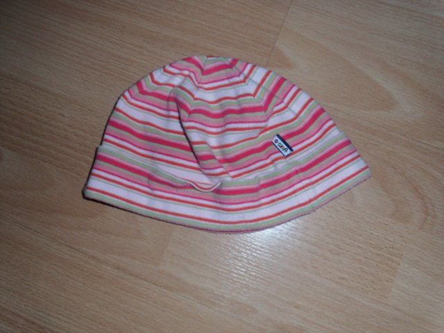 Mütze von Jako-O, rosa geringelt KU 54/56