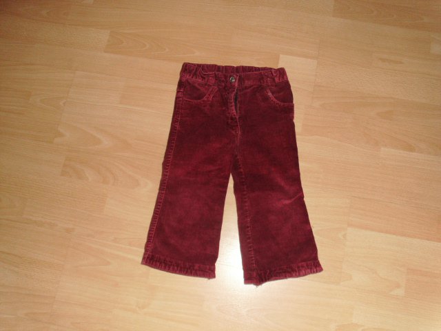 Cordhose von Impidimpi, dunkelrot, Gr. 92