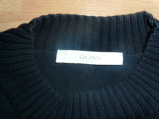 Pullover von Boss, dunkelblau, Gr. XL (50)