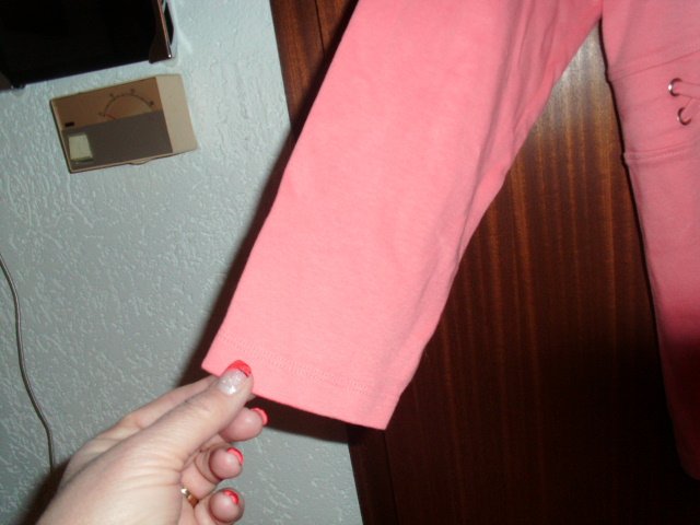 Sweatjacke von Collection L, rosa, Gr. 48