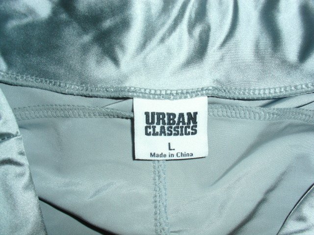Glanzleggings von Urban Classics, darksilver, Gr. 40 ( L )