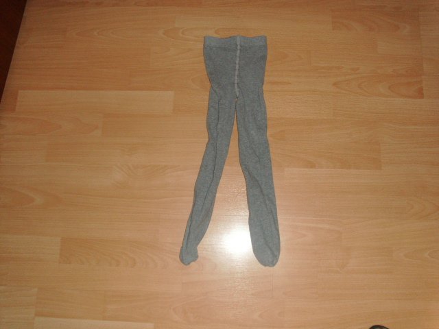 Strumpfhose von H&M, hellgrau, Gr. 122/128