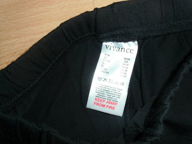 Leggings von Viviance, schwarz, Gr. 32/34
