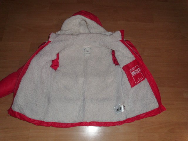 Winterjacke von Tom Tailor, dunkelpink, Gr. 116/122