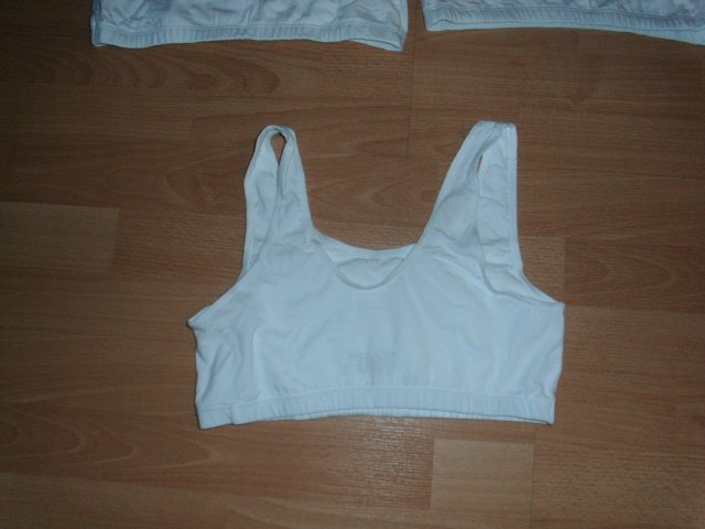 3 Damen, Scoopneck Bralette, weiß, Gr.  80 B