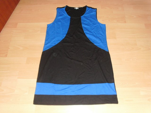 Kleid von Gina Laura, blau-schwarz, Gr. 46/48 (XXL) mit Etikett