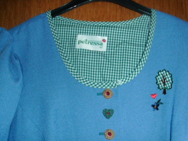 Landhauskleid von Petressa, hellblau, Gr. 42