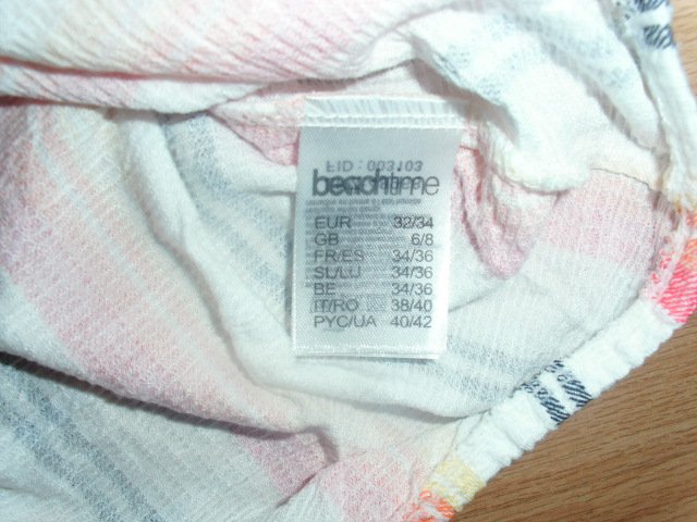 Top von Beachtime, gestreift, Gr. 32/34