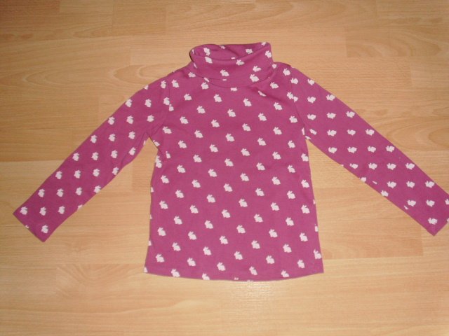 Langarmrolli von Palomino, lilia mit Motiven, Gr. 122