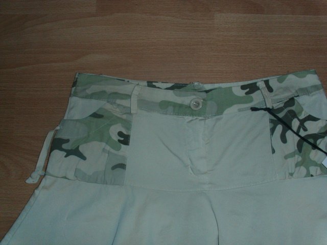 Rock von Exsy, beige-camouflage, Gr. 40 mit Etikett