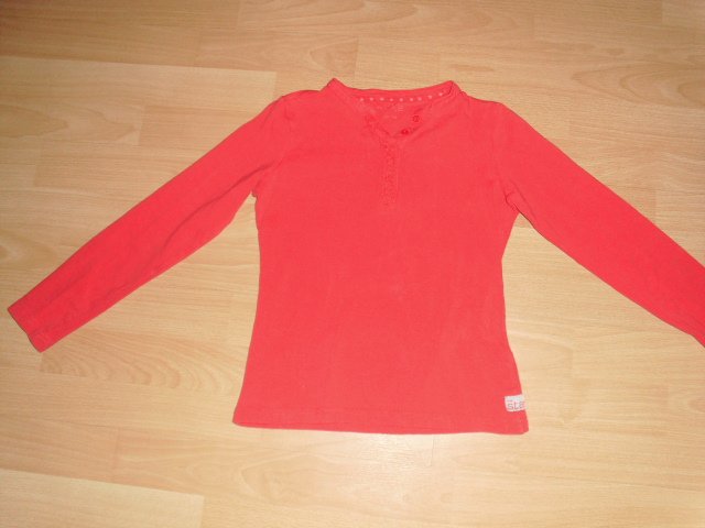 Langarmshirt von TCM, rot, Gr. 128