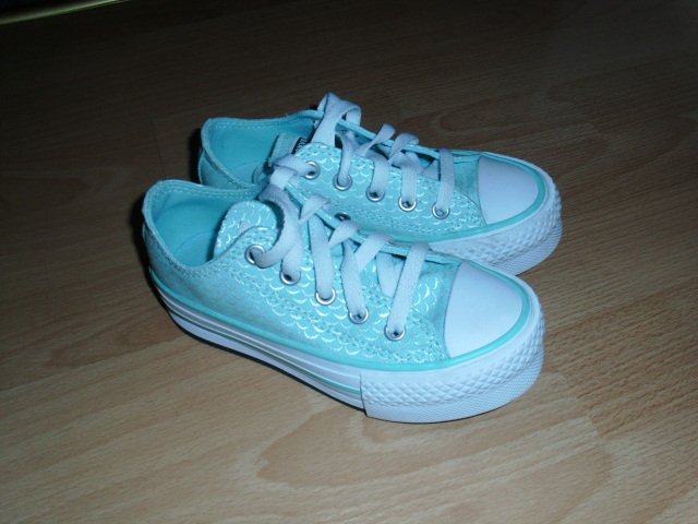 Sneaker von Converse, türkis Mermaid, Gr. 28 NEU