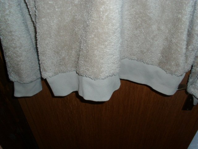 Schlupfjacke / Teddyhoodie von Amaci & Sons, hellbeige, Gr. XXL