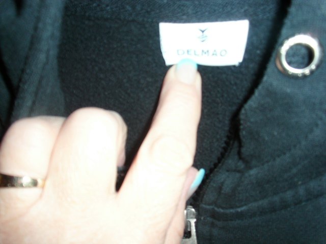 Hoodie von Delmao, schwarz, Gr.  XXL