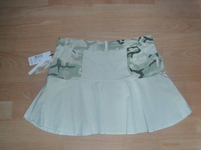 Rock von Exsy, beige-camouflage, Gr. 40 mit Etikett