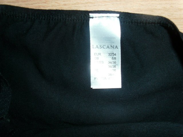 4 Slips von Lascana, schwarz, Gr. 32/34 OVP