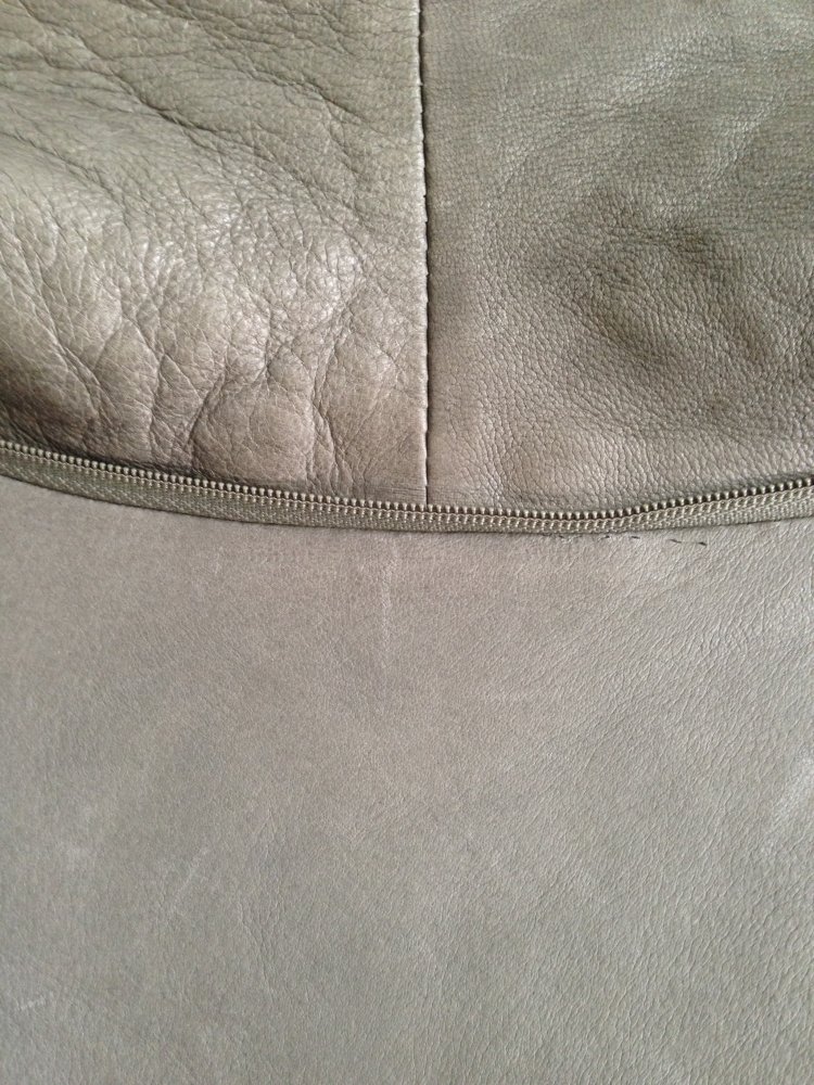 True Vintage Walbusch Mantel Hirschnappa oliv M-L