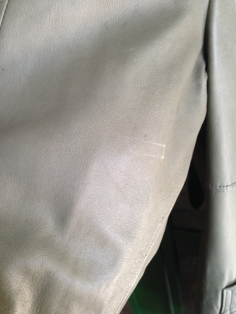 True Vintage Walbusch Mantel Hirschnappa oliv M-L