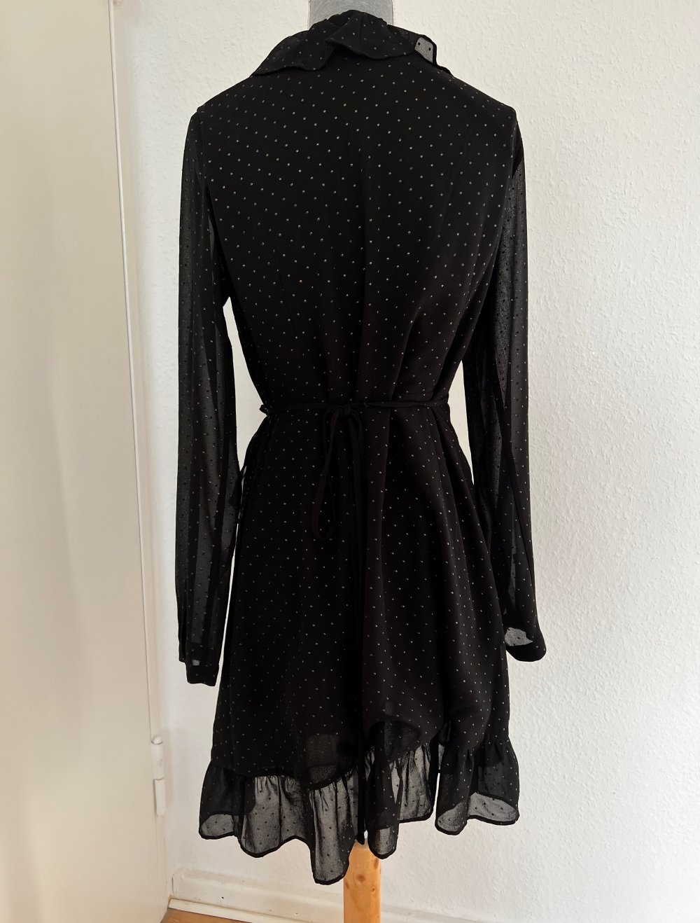 AllSaints Kiyah Shimmer Dress M