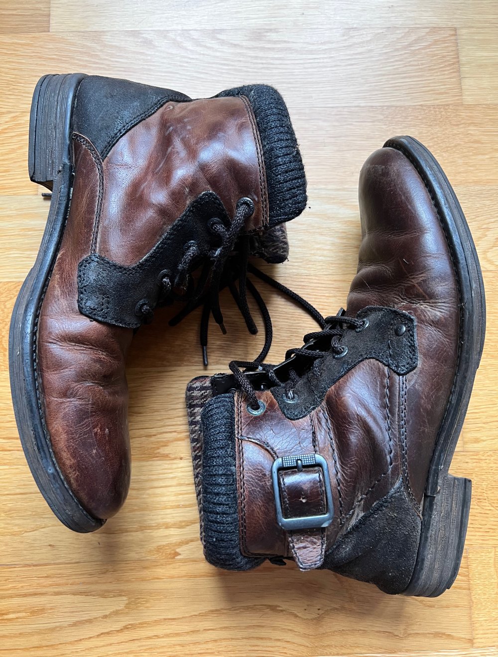 AM Shoes Lederstiefel 45