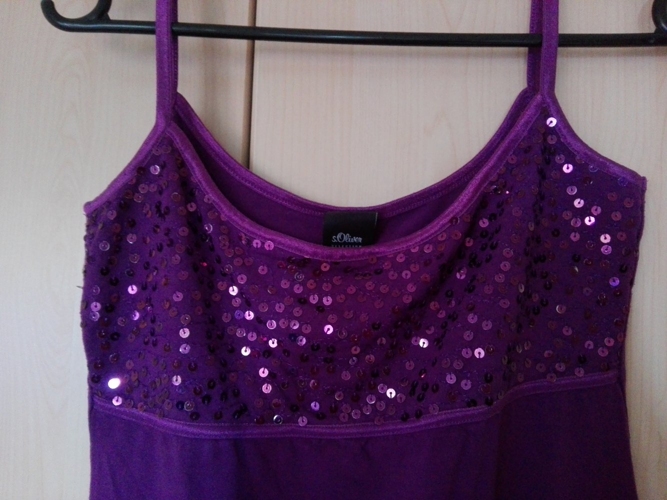 lilanes Top mit Pailletten Gr. 36 von S.Oliver