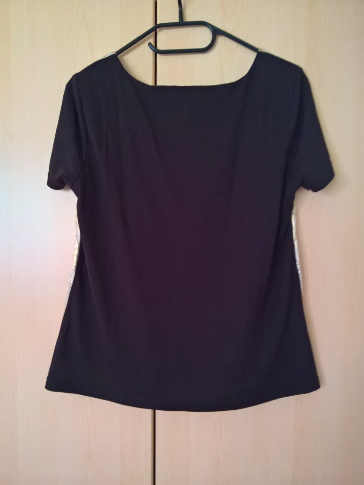 Shirt schwarz-gold Gr. S/M