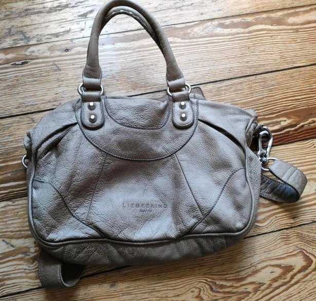 Liebeskind Ledertasche grau