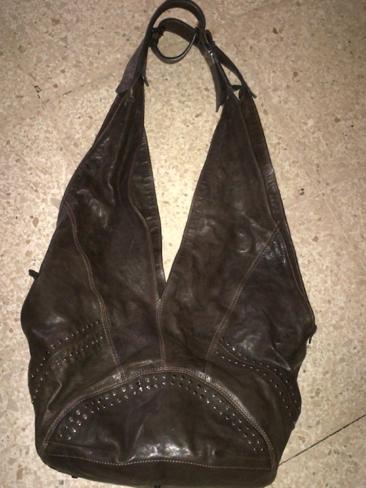 Vic Matie Ledertasche Hobo braun 