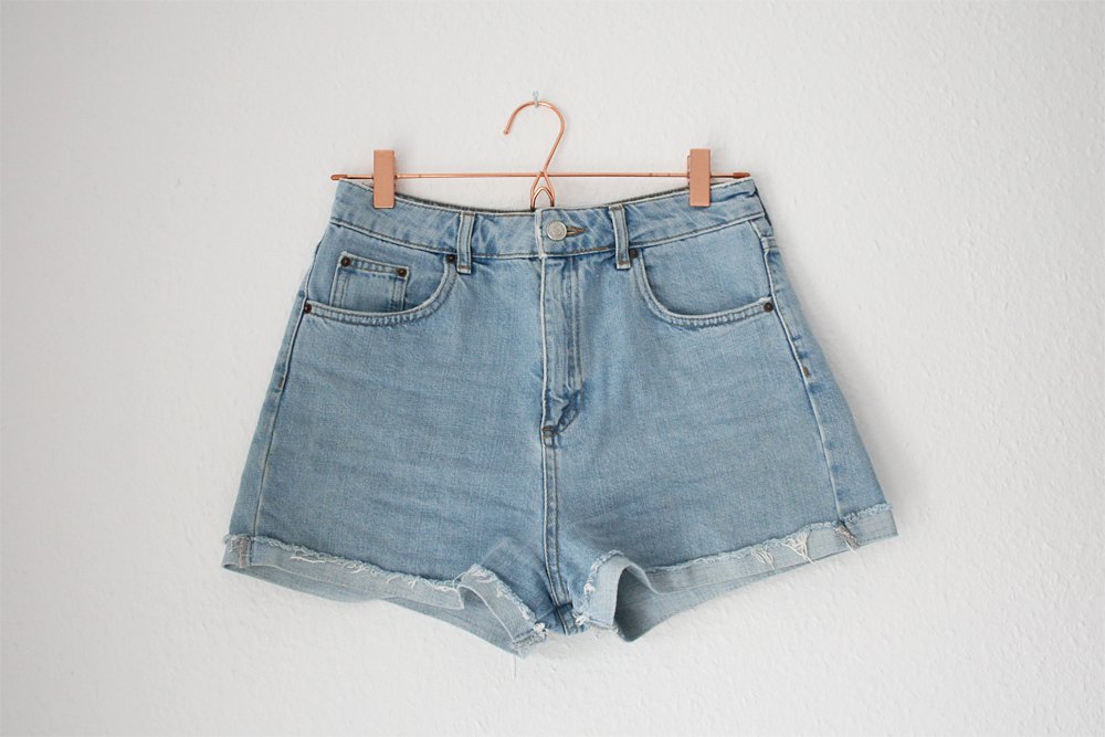 Topshop Highwaist Jeansshorts