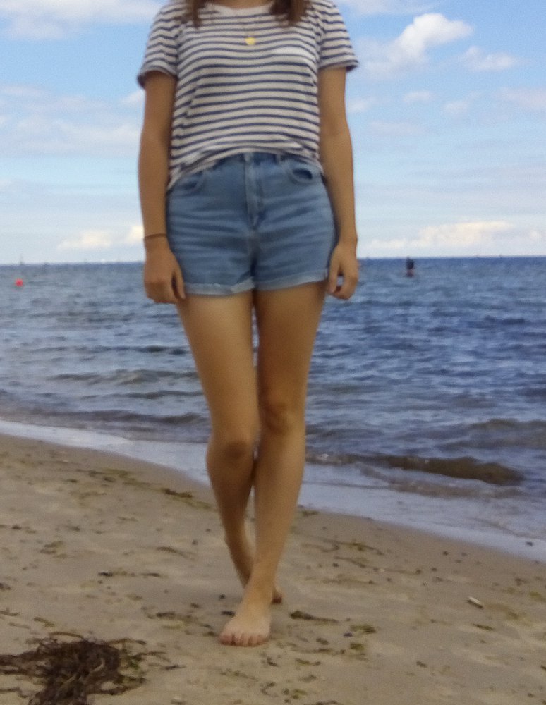 Topshop Highwaist Jeansshorts