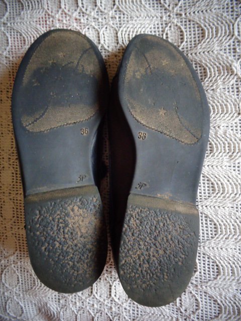 #Kinderschuhe Mädchenschuhe Gr. 36, Halbschuhe, Fußbett, Leder 