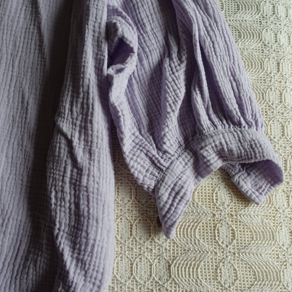 Bluse, Musselin, flieder, große Größe, ca. Gr. XXXL, Oversize