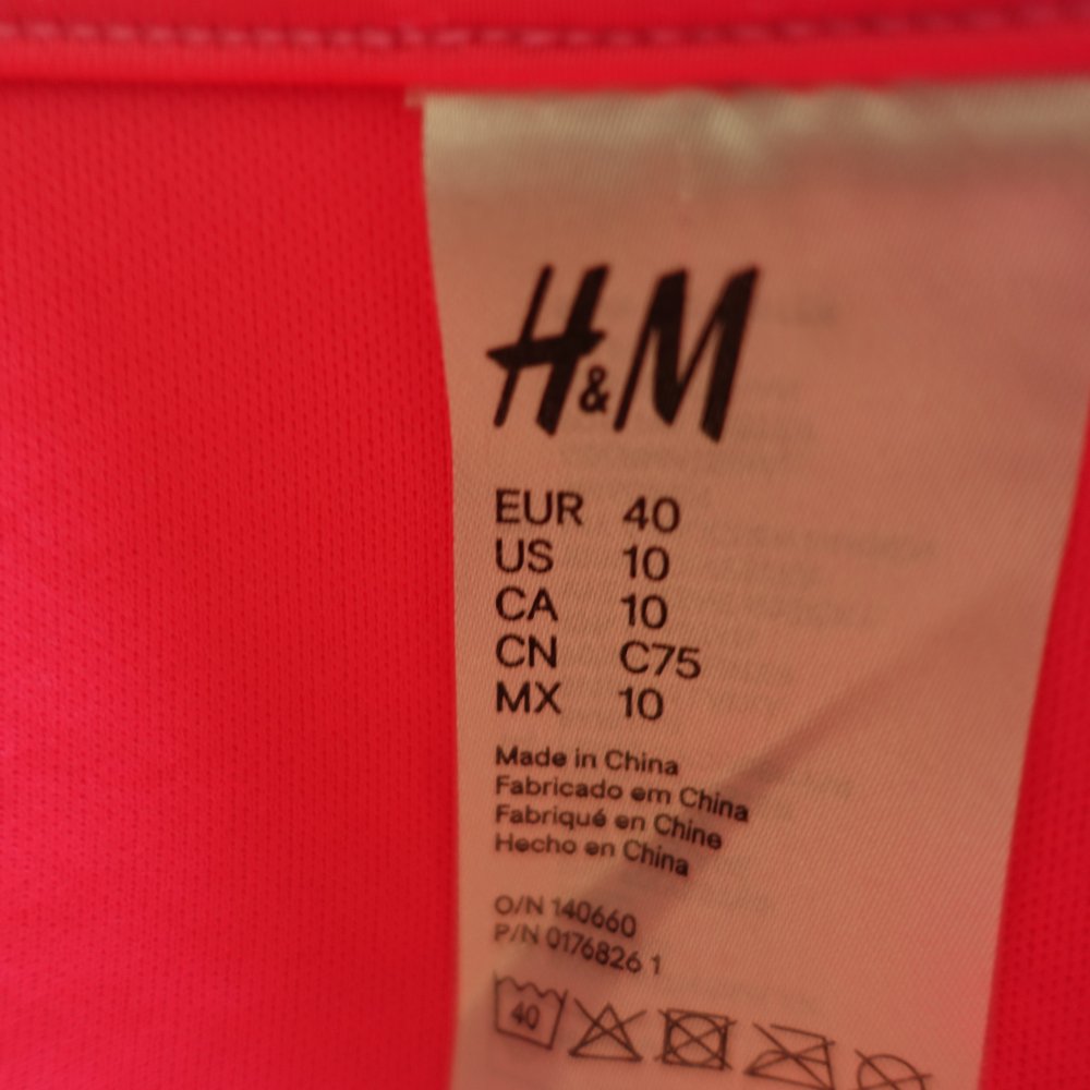 Bikini-Oberteil, Gr. 40, pink, Marke: H&M, ohne Bügel