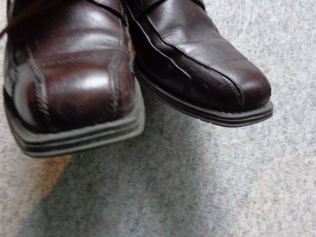 Herrenschuhe Stiefelette Gr. 41 braun Leder, Lammfell gefüttert